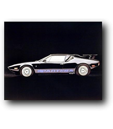Amazon.com: Impact Posters Gallery Detomaso Pantera Car & Black